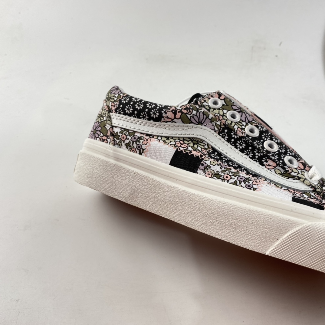 P150 Vans Old Skool“Meadow Patchwork”系列格纹拼接碎布低帮休闲板鞋 VN0A38G19FY