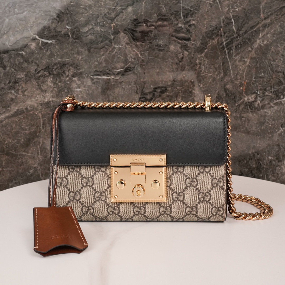 Gucci GG Supreme copia
 Borsette Borse Crossbody & Borse a Tracolla Nero Bianco Tela Casual