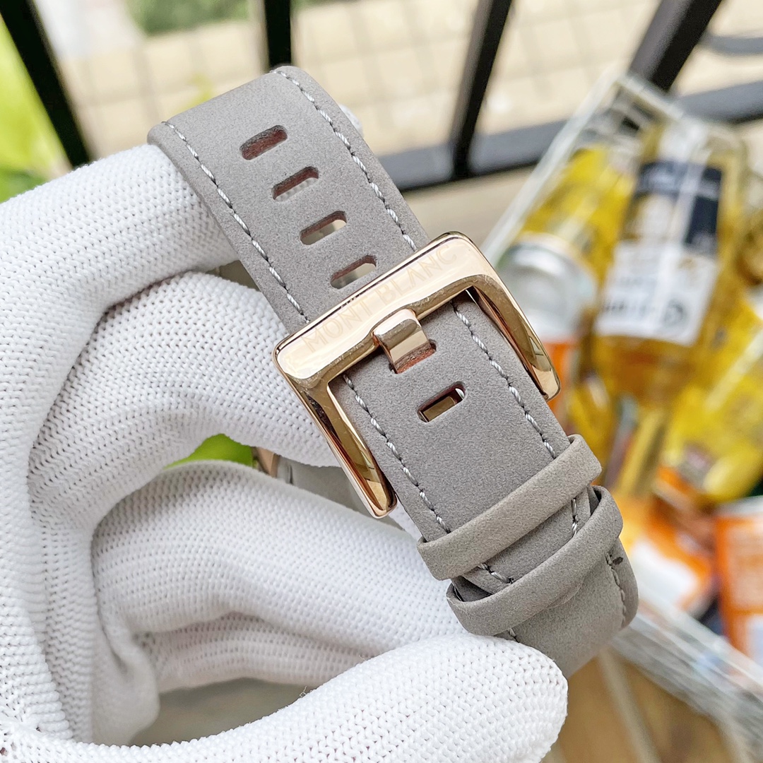 Montblanc White Shell 35625 Wristwatch: Multifunctional Design for Business and Leisure - 图片 8