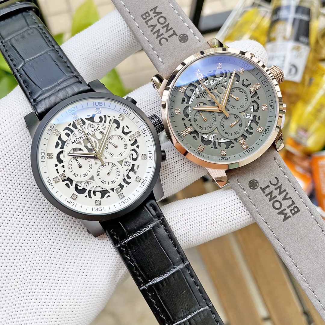 Montblanc White Shell 35625 Wristwatch: Multifunctional Design for Business and Leisure - 图片 5