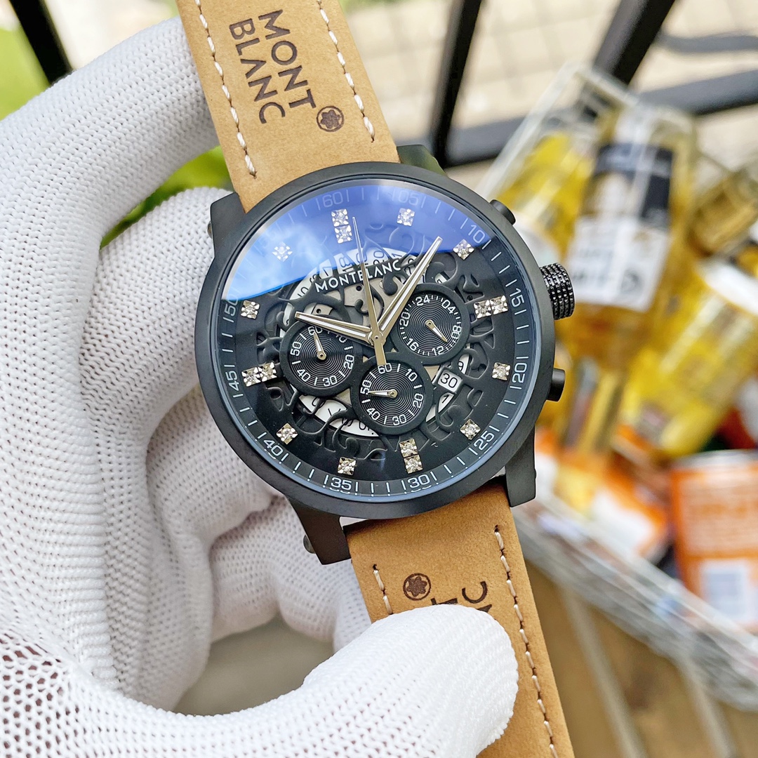 Montblanc White Shell 35625 Wristwatch: Multifunctional Design for Business and Leisure - 图片 6