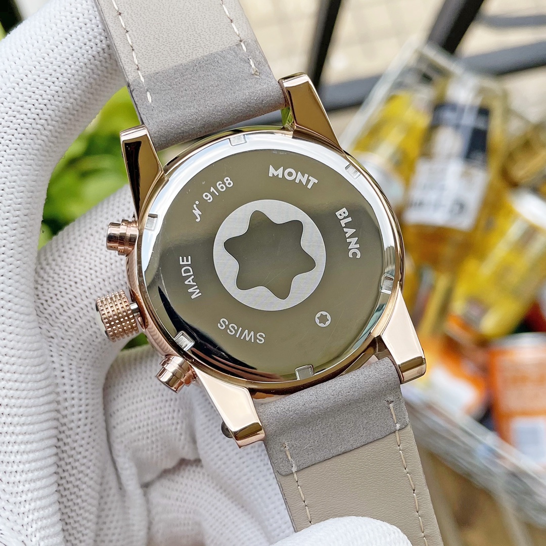 Montblanc White Shell 35625 Wristwatch: Multifunctional Design for Business and Leisure - 图片 7