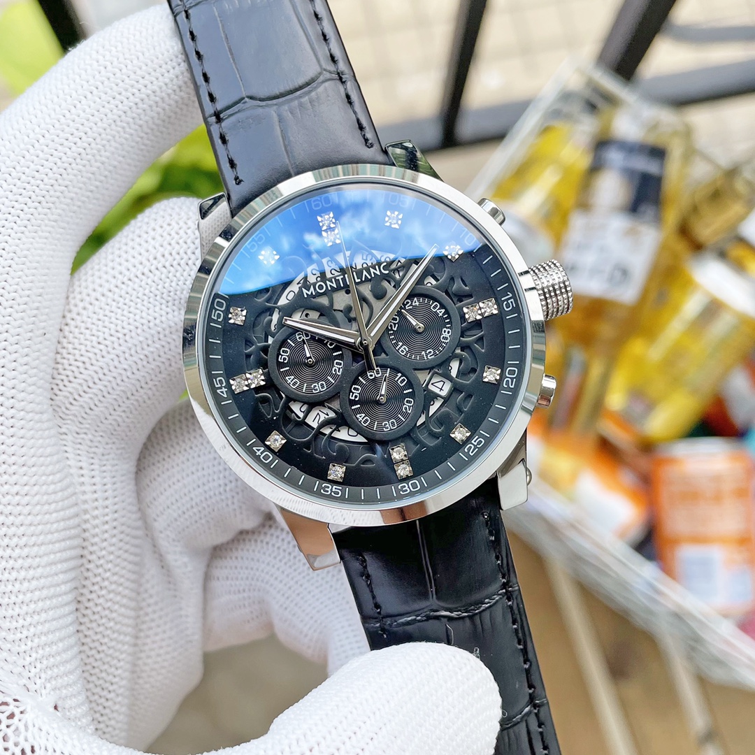 Montblanc White Shell 35625 Wristwatch: Multifunctional Design for Business and Leisure - 图片 2