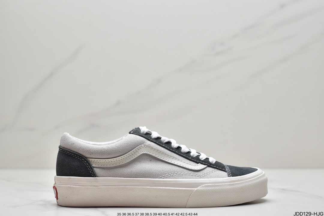 120 万斯Vans Style 36 小头拼接低帮情侣休闲板鞋帆布鞋