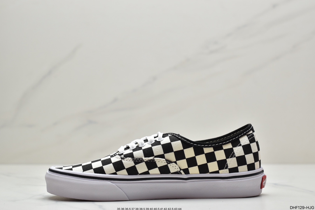 95 万斯Vans ORLGINALS联名范斯官方安娜海姆  黑白棋盘格Authentic低帮板鞋运动鞋