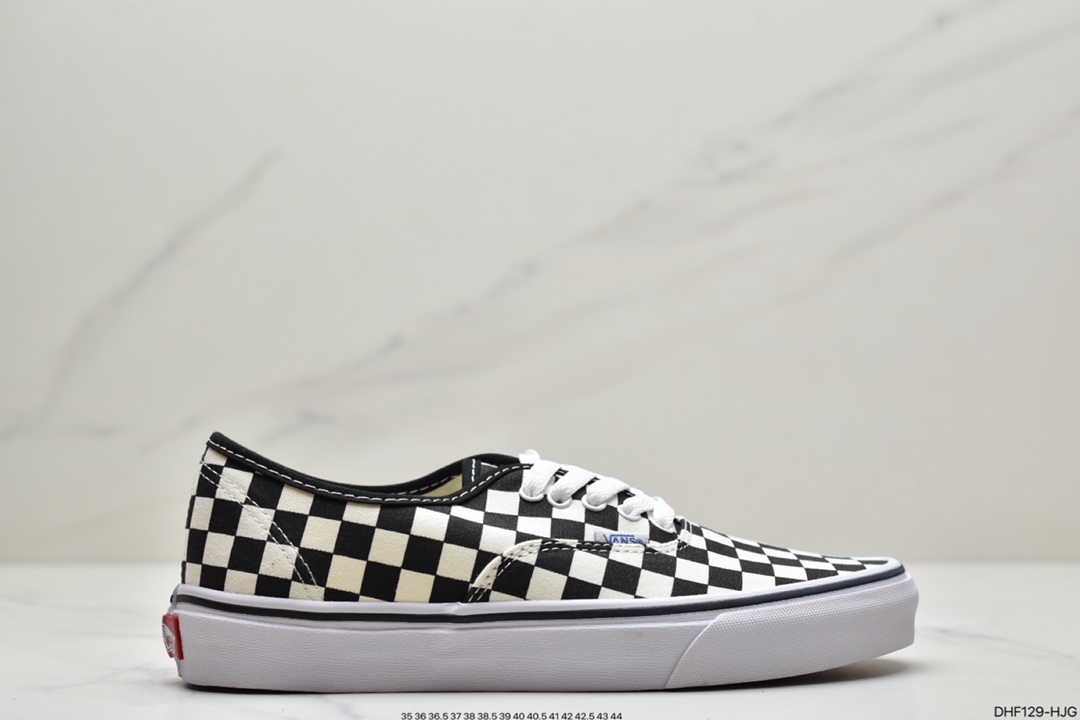 95 万斯Vans ORLGINALS联名范斯官方安娜海姆  黑白棋盘格Authentic低帮板鞋运动鞋