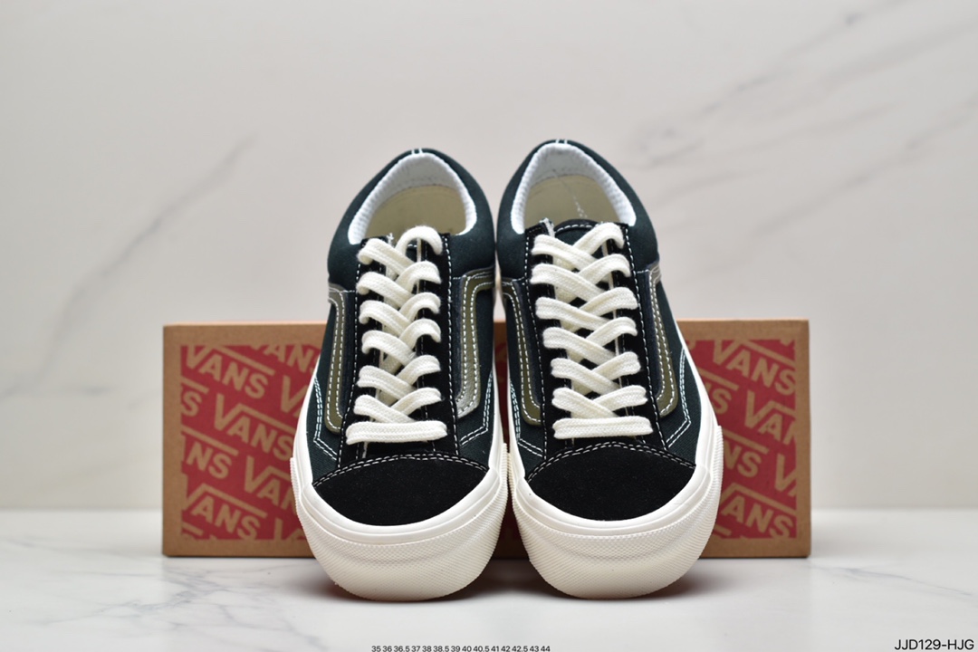 130 万斯Vans Style 36 小头拼接低帮情侣休闲板鞋帆布鞋