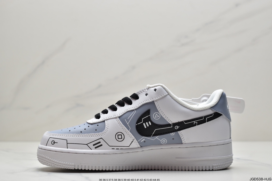 180 耐克Air Force 1 ’07 PS5电玩涂鸦 DD8959-100