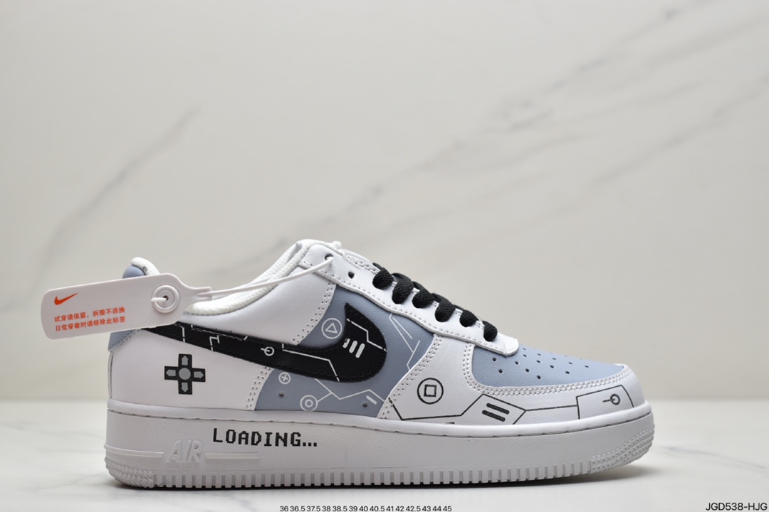 180 耐克Air Force 1 ’07 PS5电玩涂鸦 DD8959-100