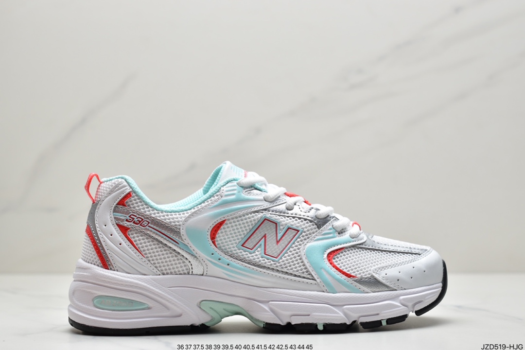 140 New Balance 新百伦 MR530FWI系列 夏季网面复古跑鞋透气网面