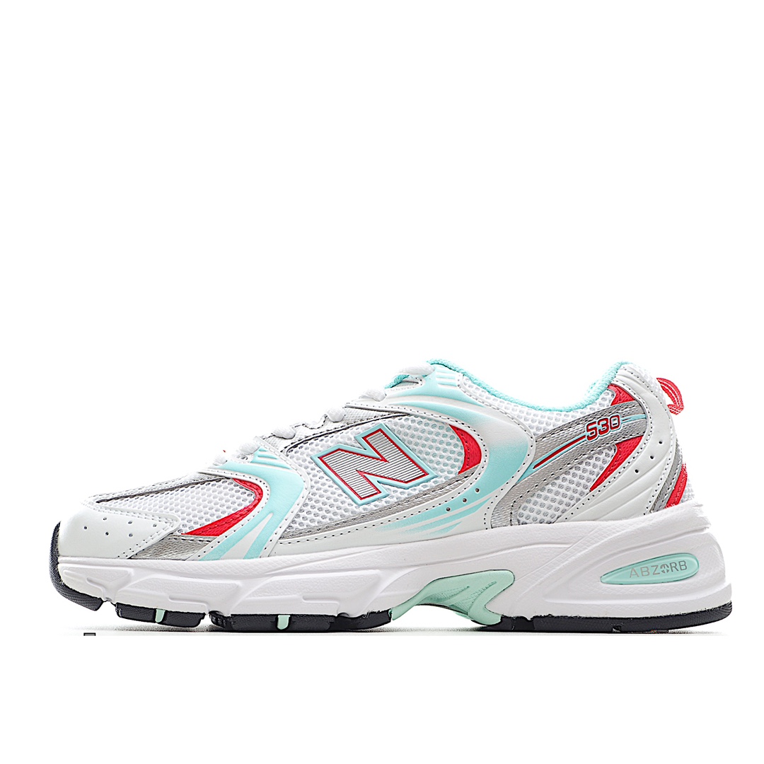 G5   New Balance NB530 复古休闲慢跑鞋 采用原厂材料和胶水  纯原装皮料切割 质感无敌