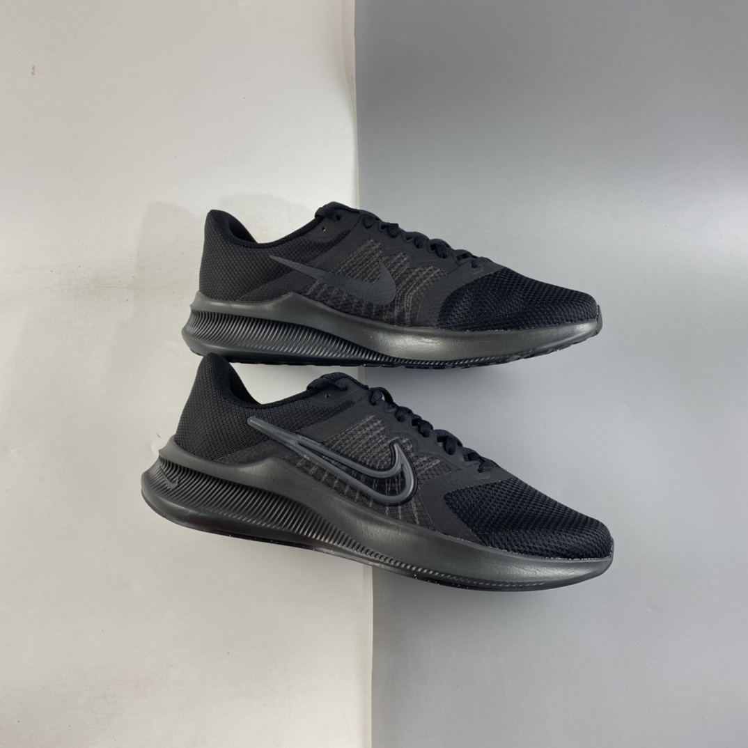 P180  Nike Downshifter 11 2021夏季新款登月缓震网面轻便透气跑步鞋 CW3411-002