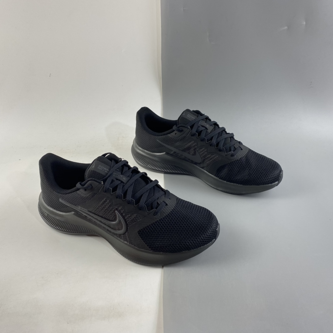 P180  Nike Downshifter 11 2021夏季新款登月缓震网面轻便透气跑步鞋 CW3411-002