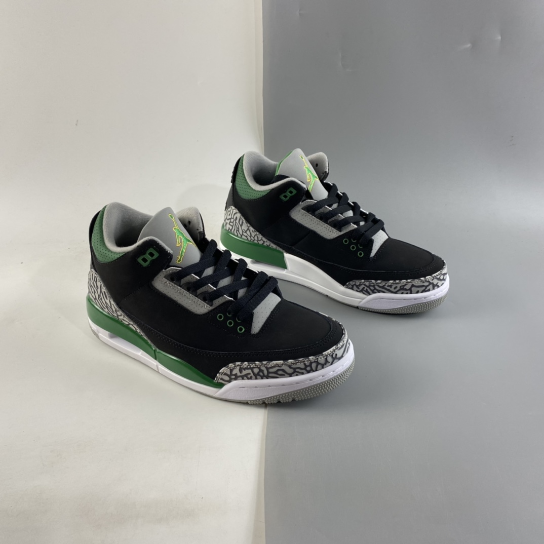 P350  Air Jordan 3 Retro ”Racer Blue” AJ3 乔3黑绿 CT8532-030