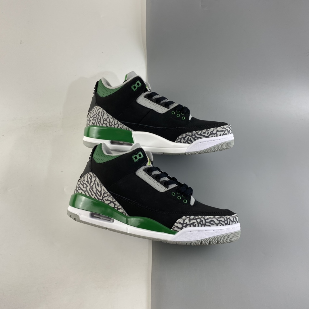 P350  Air Jordan 3 Retro ”Racer Blue” AJ3 乔3黑绿 CT8532-030