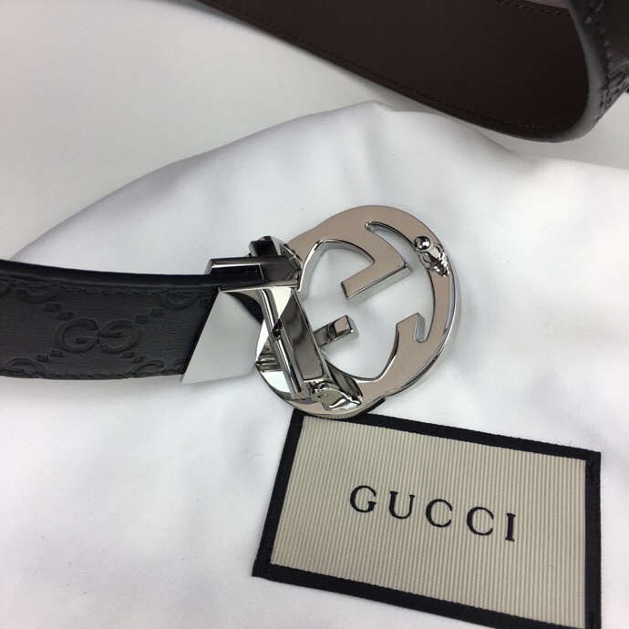 配全套包装礼盒GUCCI腰帶原單品質