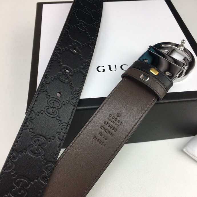 配全套包装礼盒GUCCI腰帶原單品質