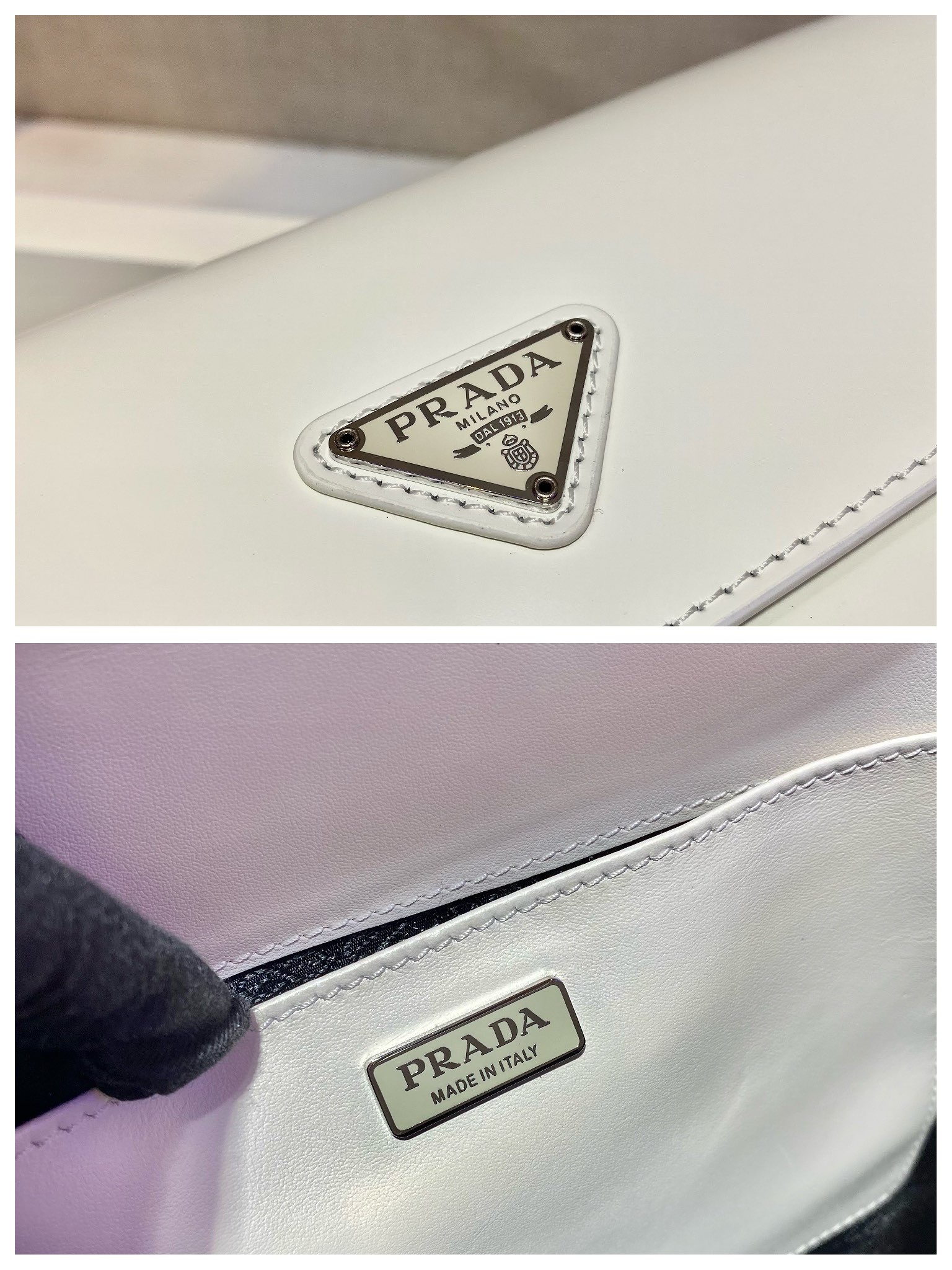 PRADA普拉达新款长形腋下包1BD276