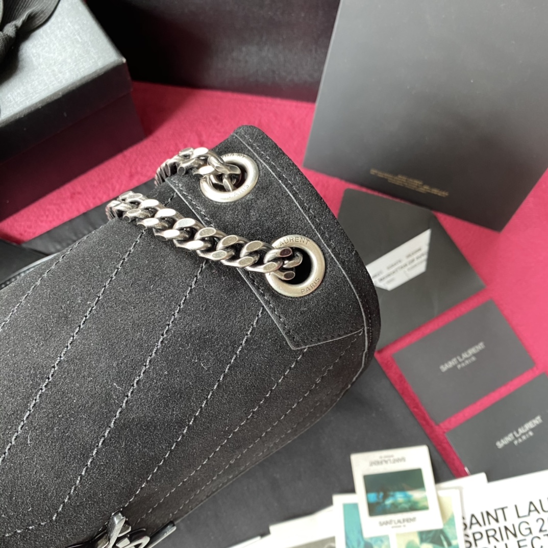 Saint Laurent NIKI_ 最新款磨砂皮系列 百分百进口磨砂皮_里外全皮_ 五金 之所以为