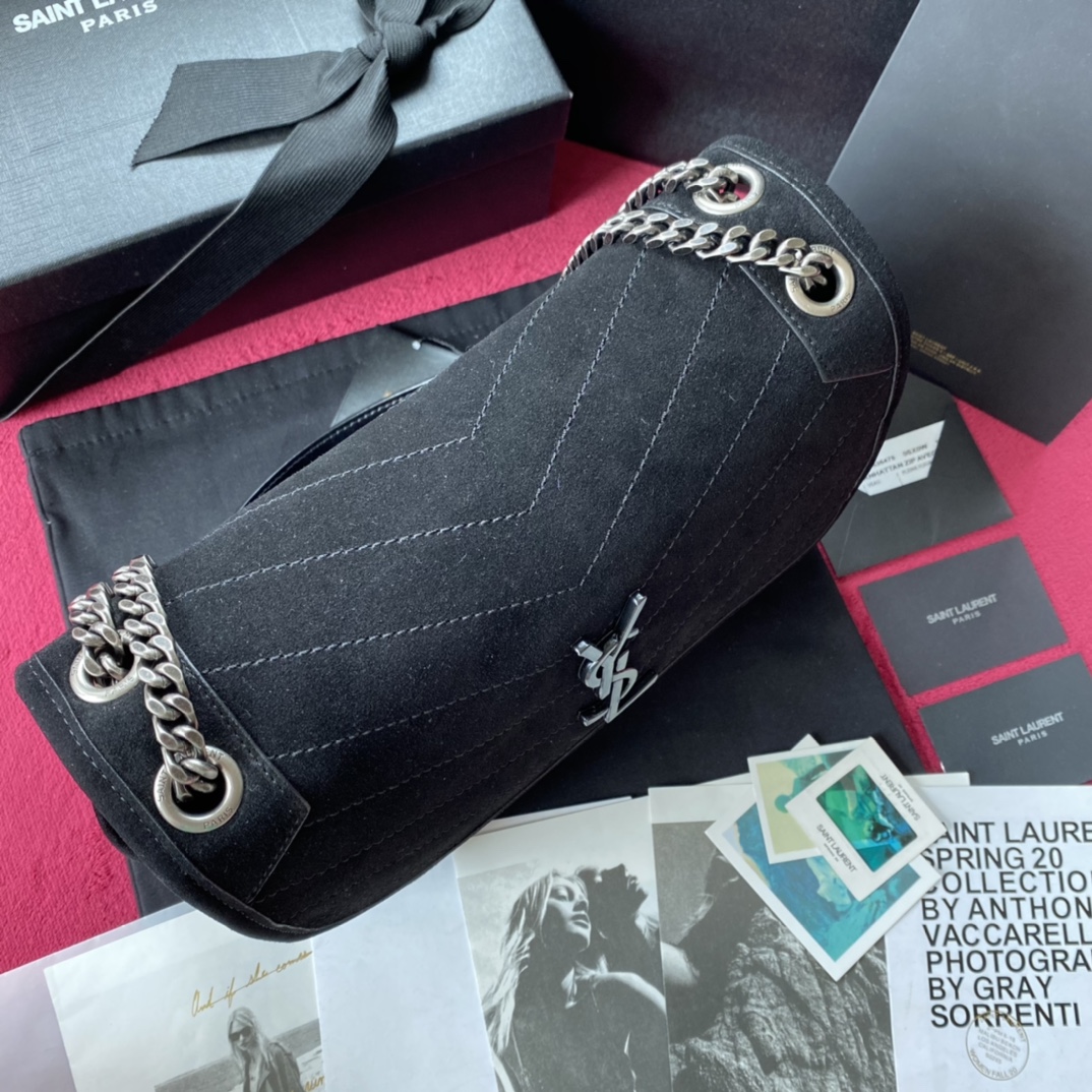 Saint Laurent NIKI_ 最新款磨砂皮系列 百分百进口磨砂皮_里外全皮_ 五金 之所以为