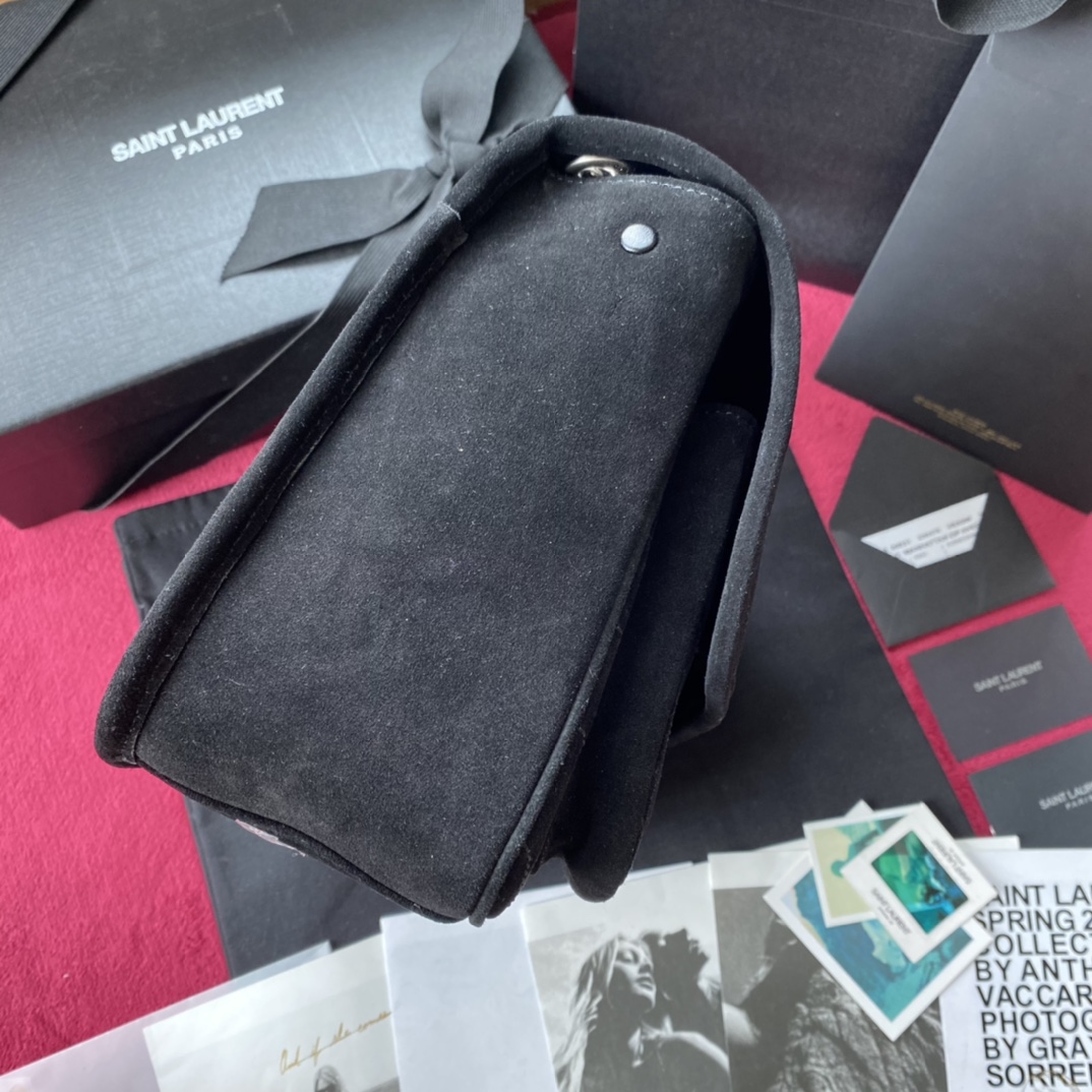 Saint Laurent NIKI_ 最新款磨砂皮系列 百分百进口磨砂皮_里外全皮_ 五金 之所以为