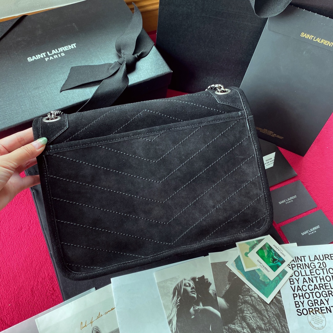 Saint Laurent NIKI_ 最新款磨砂皮系列 百分百进口磨砂皮_里外全皮_ 五金 之所以为