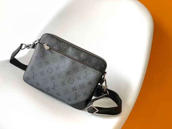 Louis Vuitton Trio Messenger Bag Monogram Eclipse Canvas Crossbody M69443 1 Louis Vuitton Trio Messenger Bag Monogram Eclipse Canvas Crossbody M69443