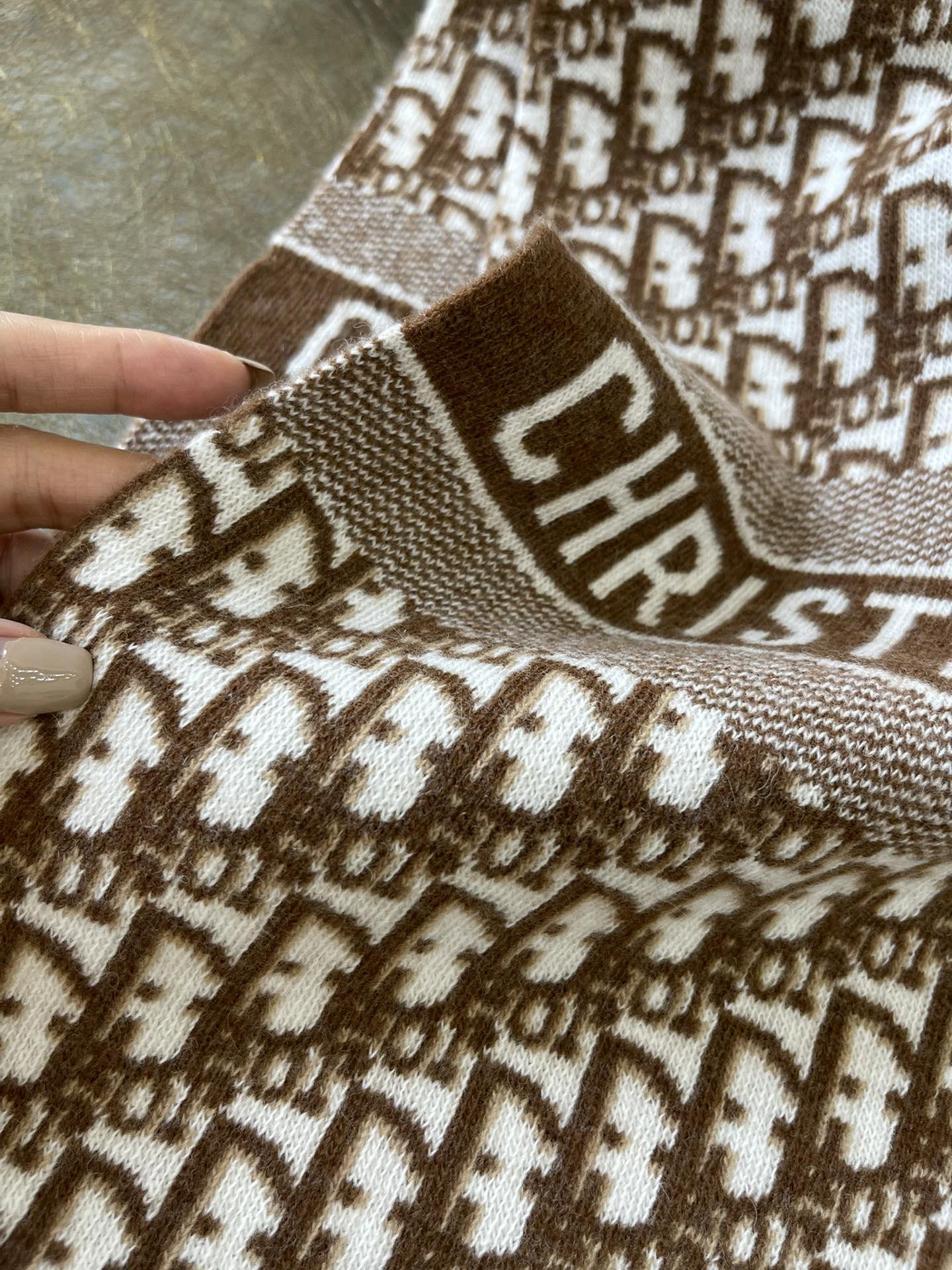 Dior迪奥Oblique 印花羊毛羊绒混纺围巾91CDO313I171_C540