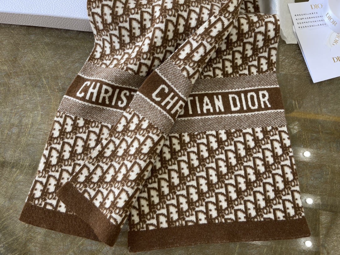 Dior迪奥Oblique 印花羊毛羊绒混纺围巾91CDO313I171_C540