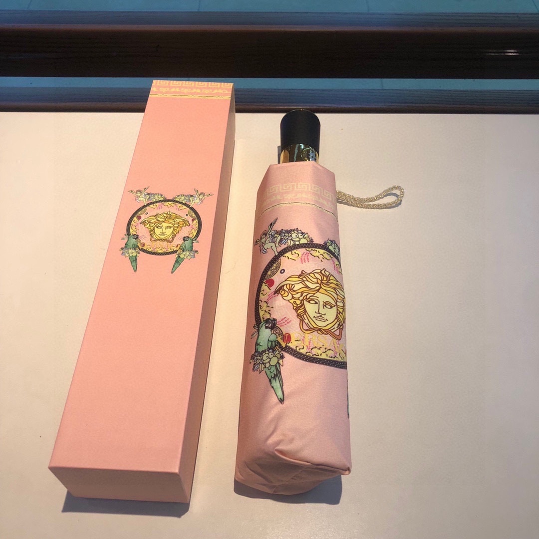 范思哲VERSACE三折自动折叠晴雨