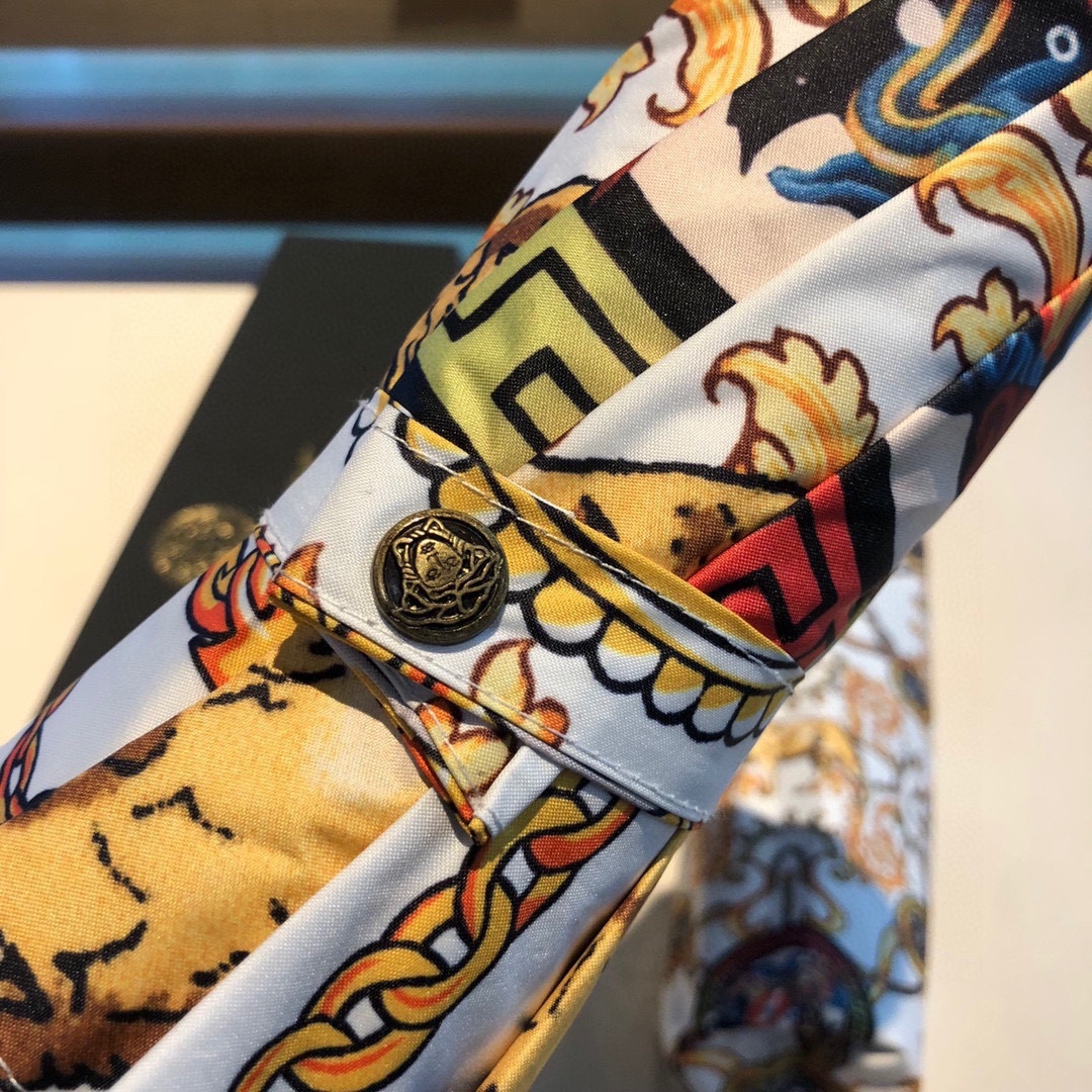 范思哲VERSACE三折自动折叠晴雨