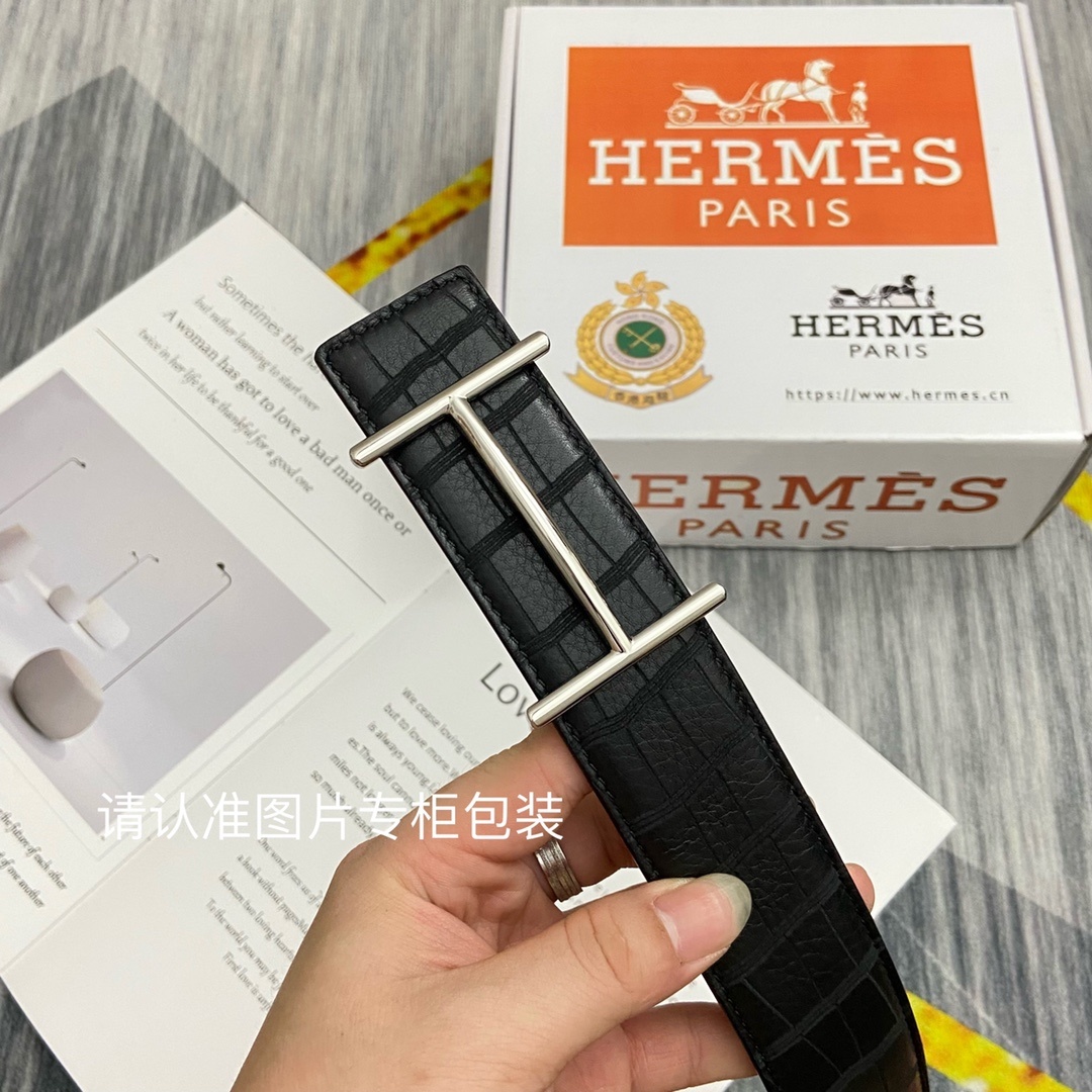 品牌HERMES爱马仕原单皮带腰带双