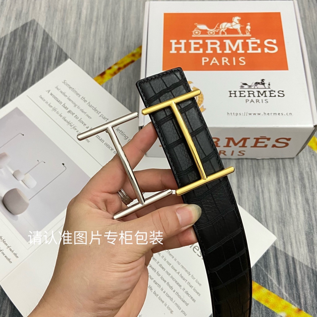 品牌HERMES爱马仕原单皮带腰带双