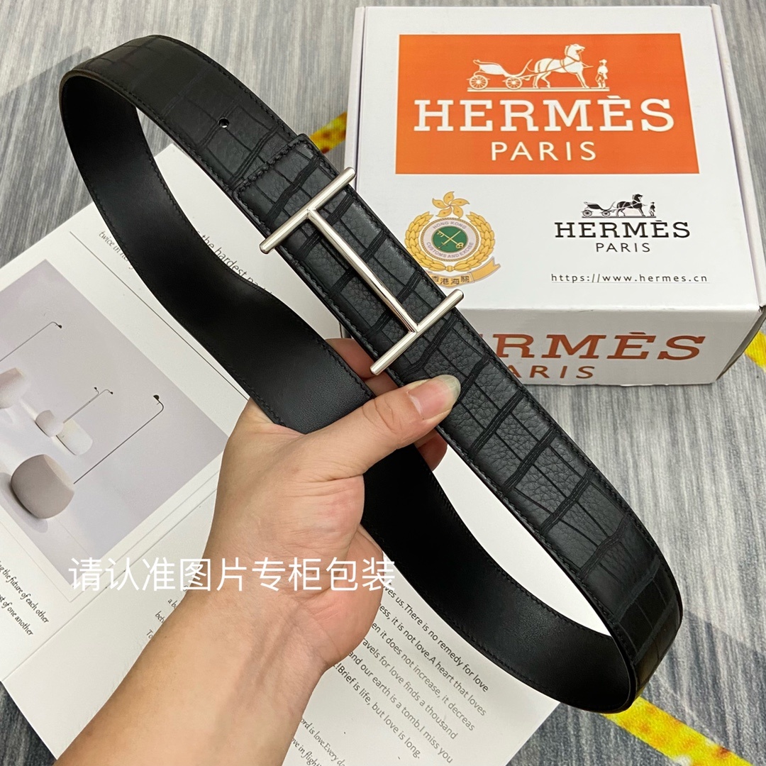 品牌HERMES爱马仕原单皮带腰带双