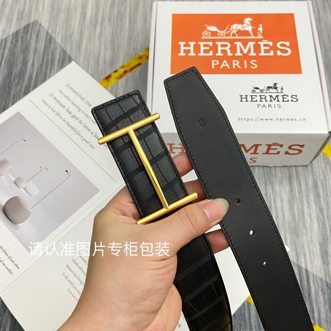 品牌HERMES爱马仕原单皮带腰带双
