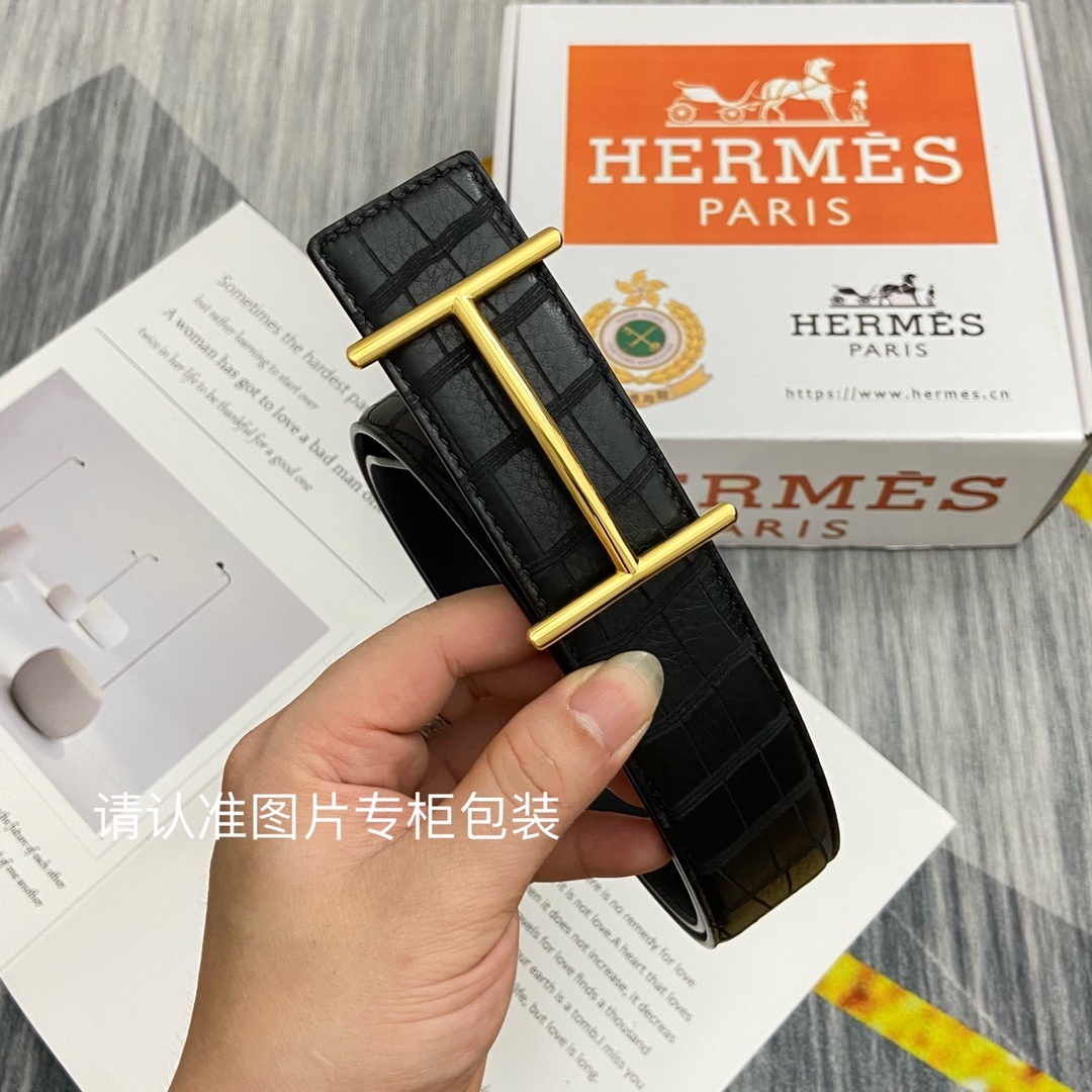 品牌HERMES爱马仕原单皮带腰带双