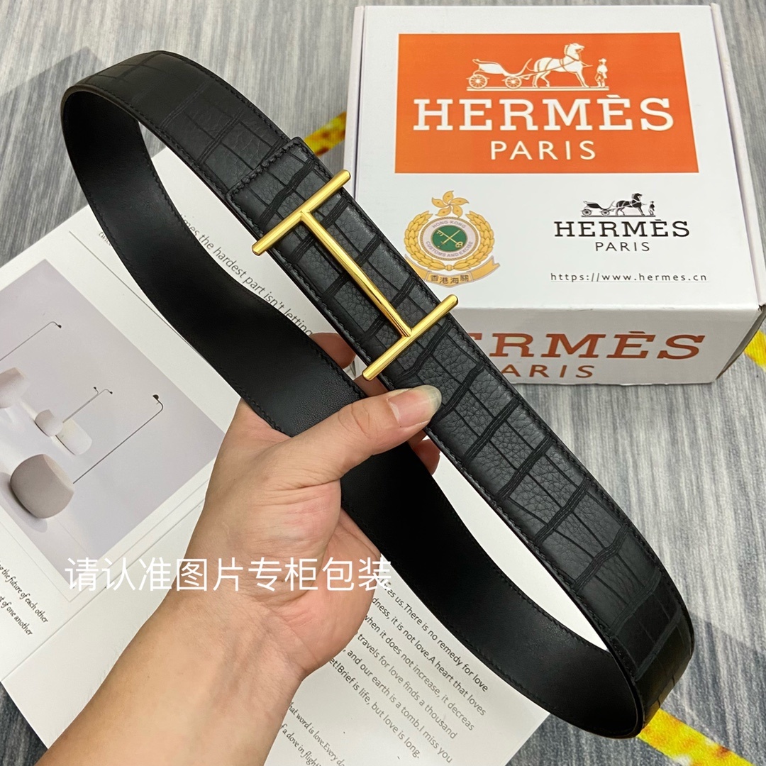 品牌HERMES爱马仕原单皮带腰带双
