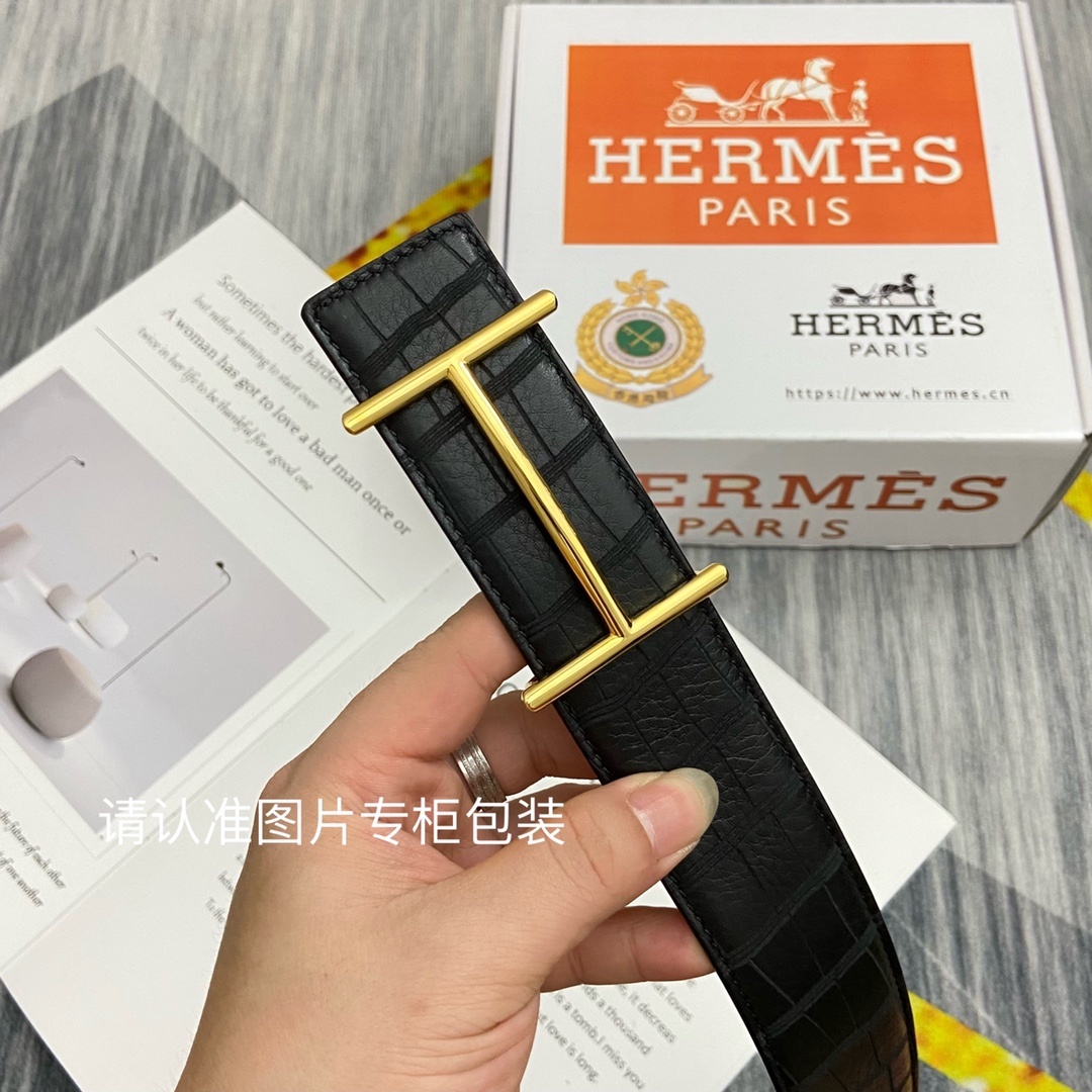 品牌HERMES爱马仕原单皮带腰带双