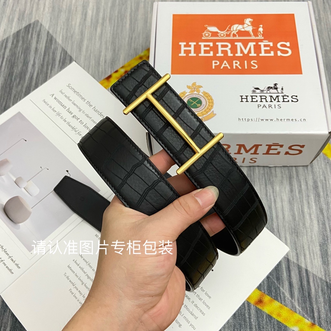 品牌HERMES爱马仕原单皮带腰带双
