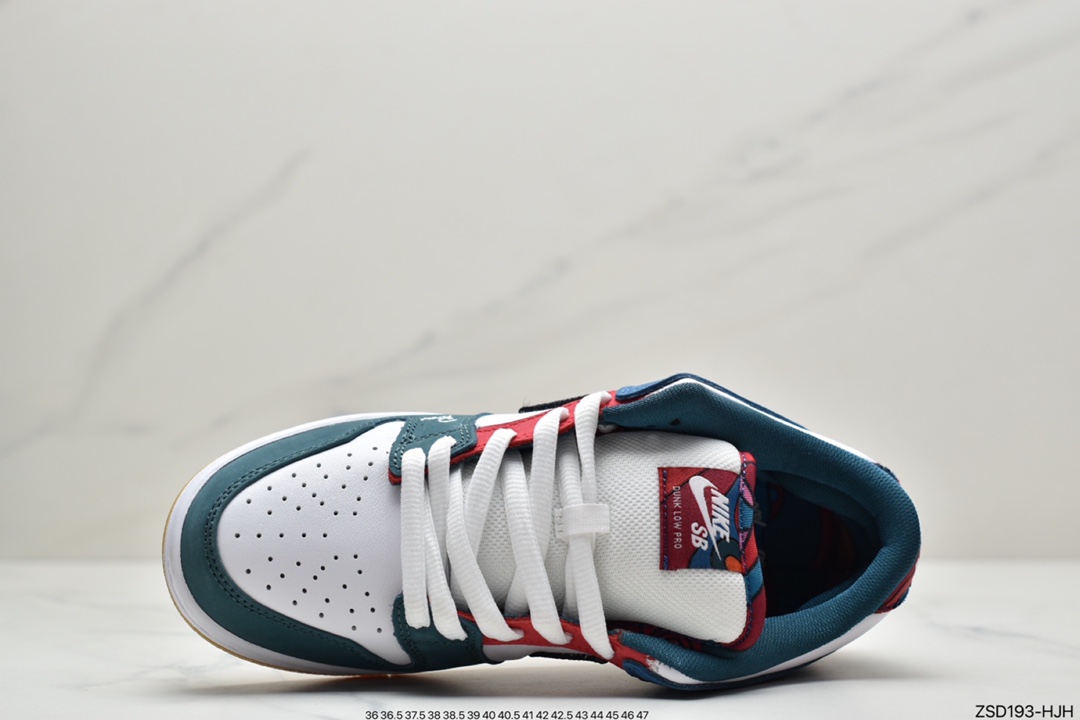 320 Parra x Nike SB Dunk Low”Multi-Color 2021”扣篮系列低帮休闲运动滑板板鞋DH7695-100