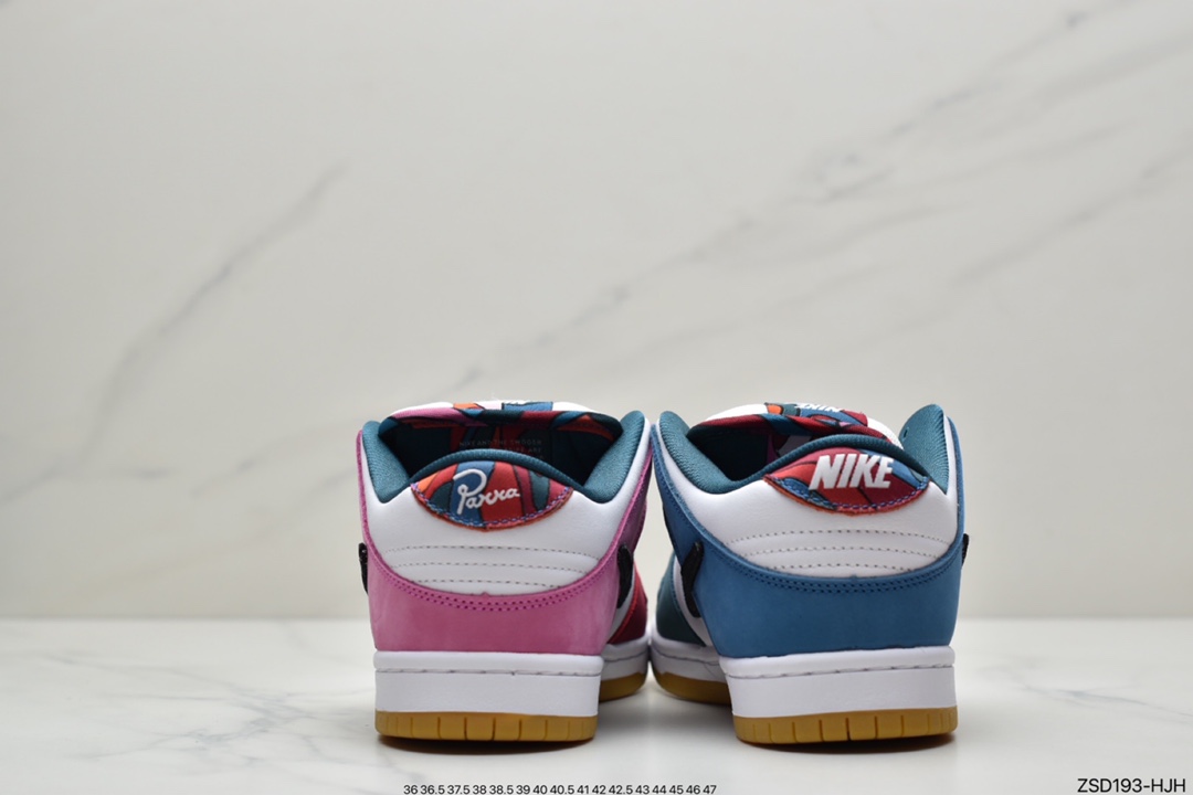 320 Parra x Nike SB Dunk Low”Multi-Color 2021”扣篮系列低帮休闲运动滑板板鞋DH7695-100
