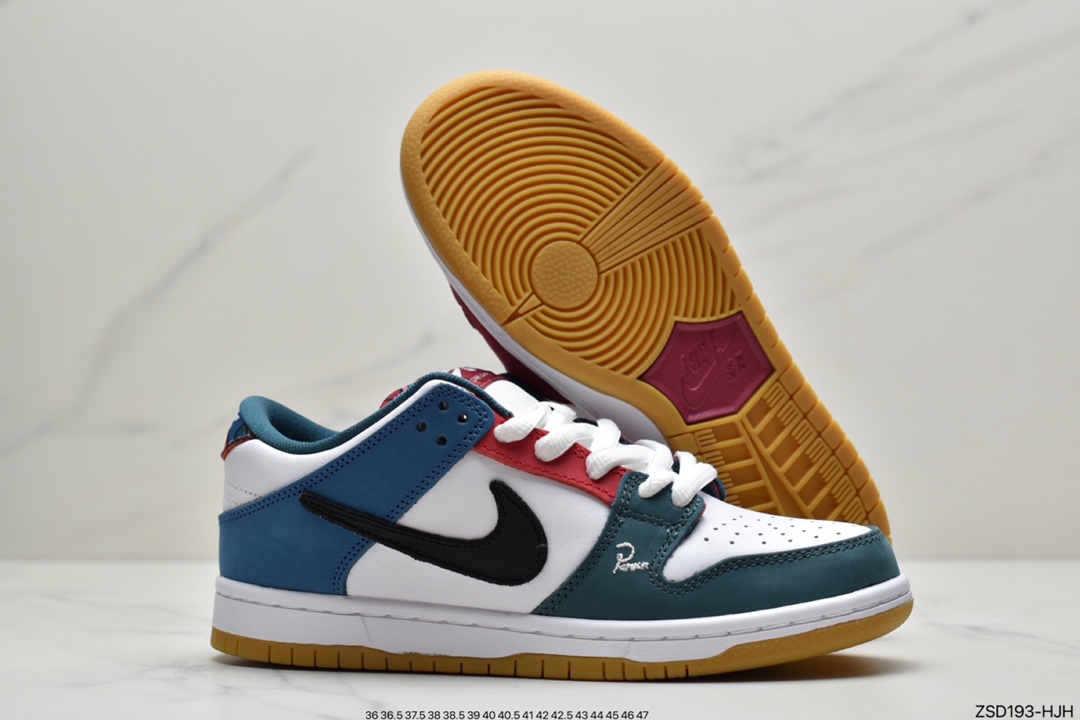 320 Parra x Nike SB Dunk Low”Multi-Color 2021”扣篮系列低帮休闲运动滑板板鞋DH7695-100