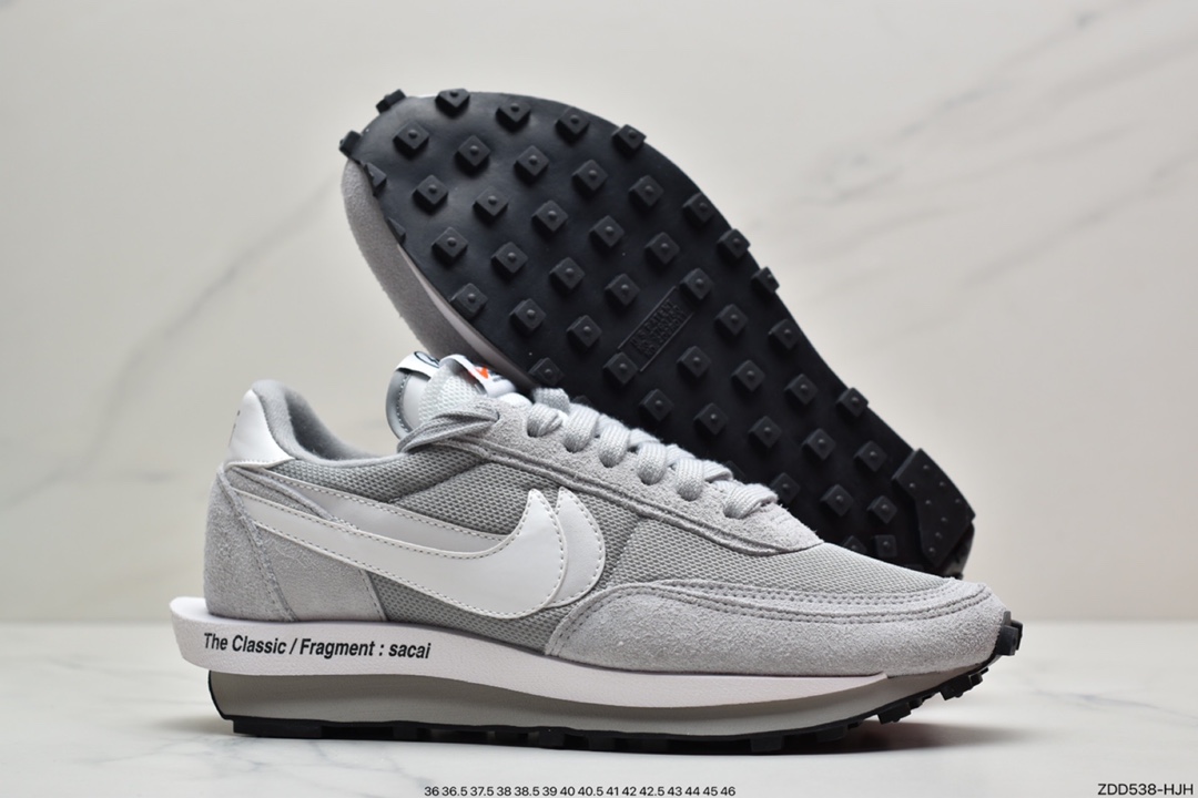 230 Fragment Design x Sacai x Nike LDWaffle  华夫 藤原浩 闪电联名DH2684-001