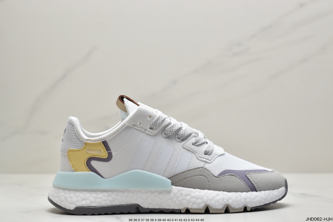 200 阿迪达斯Adidas Nite Jogger Winterized 复古休闲运动跑鞋 HO1728