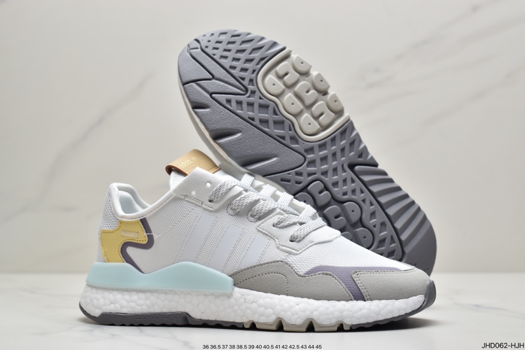 200 阿迪达斯Adidas Nite Jogger Winterized 复古休闲运动跑鞋 HO1728