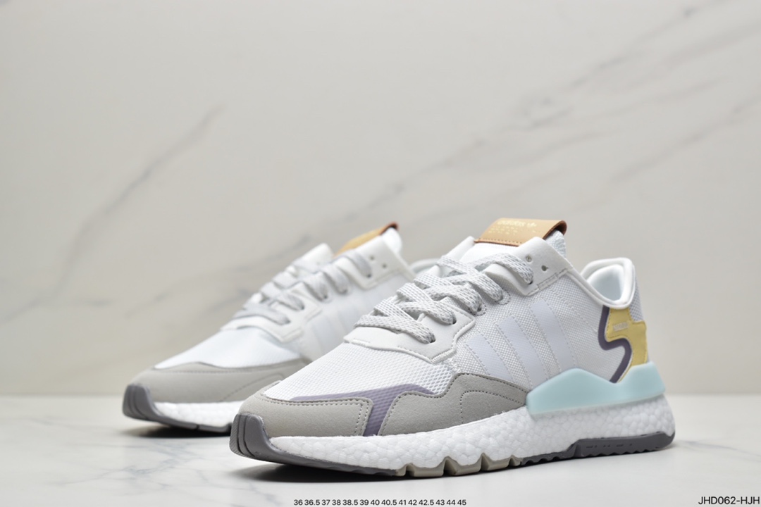 200 阿迪达斯Adidas Nite Jogger Winterized 复古休闲运动跑鞋 HO1728
