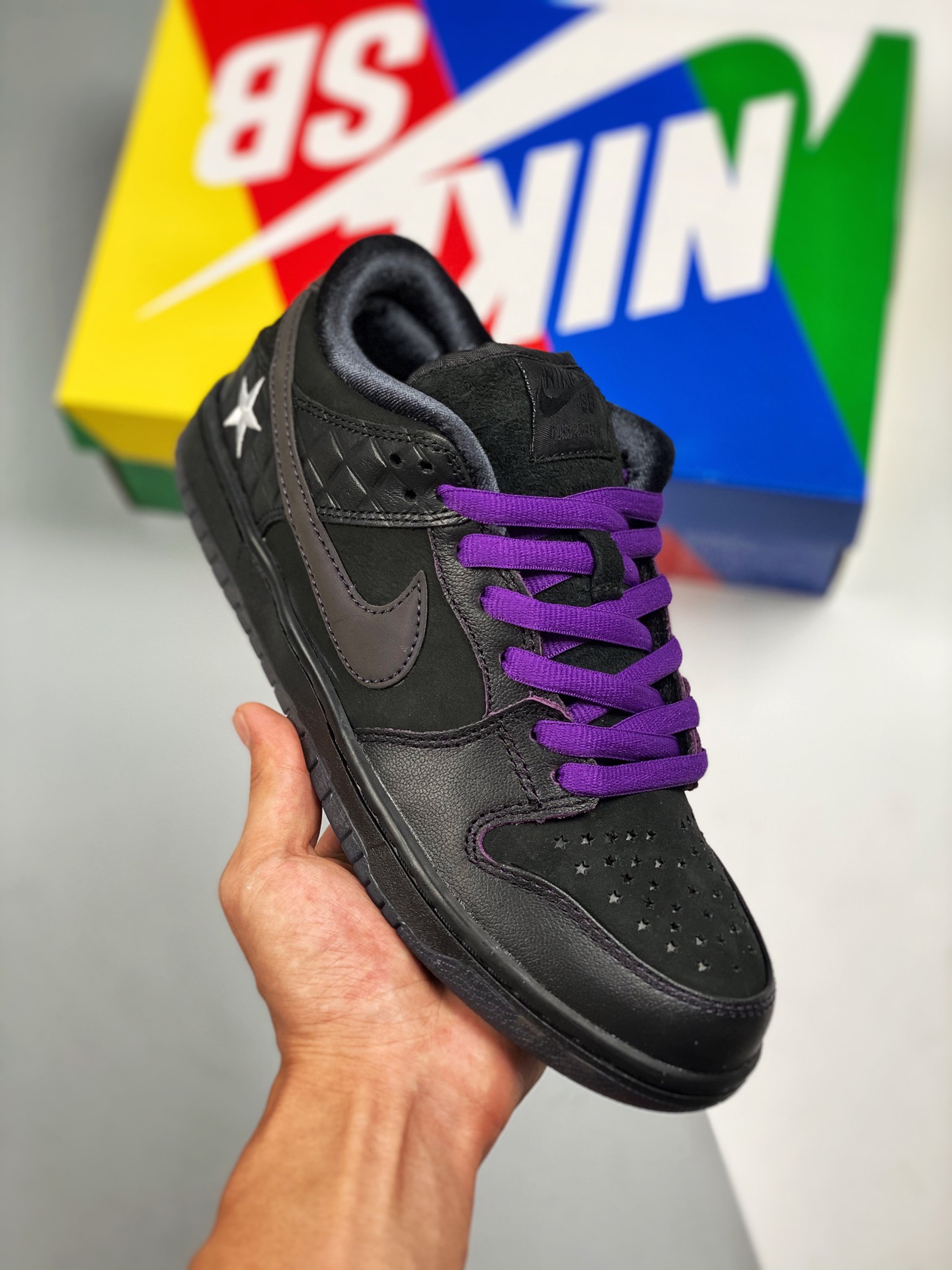 Apoyo a la tienda 3 NK Dunk Low "First Avenue" Primera Avenida, reflectante 3M. Gran fábrica de origen puro, materiales…