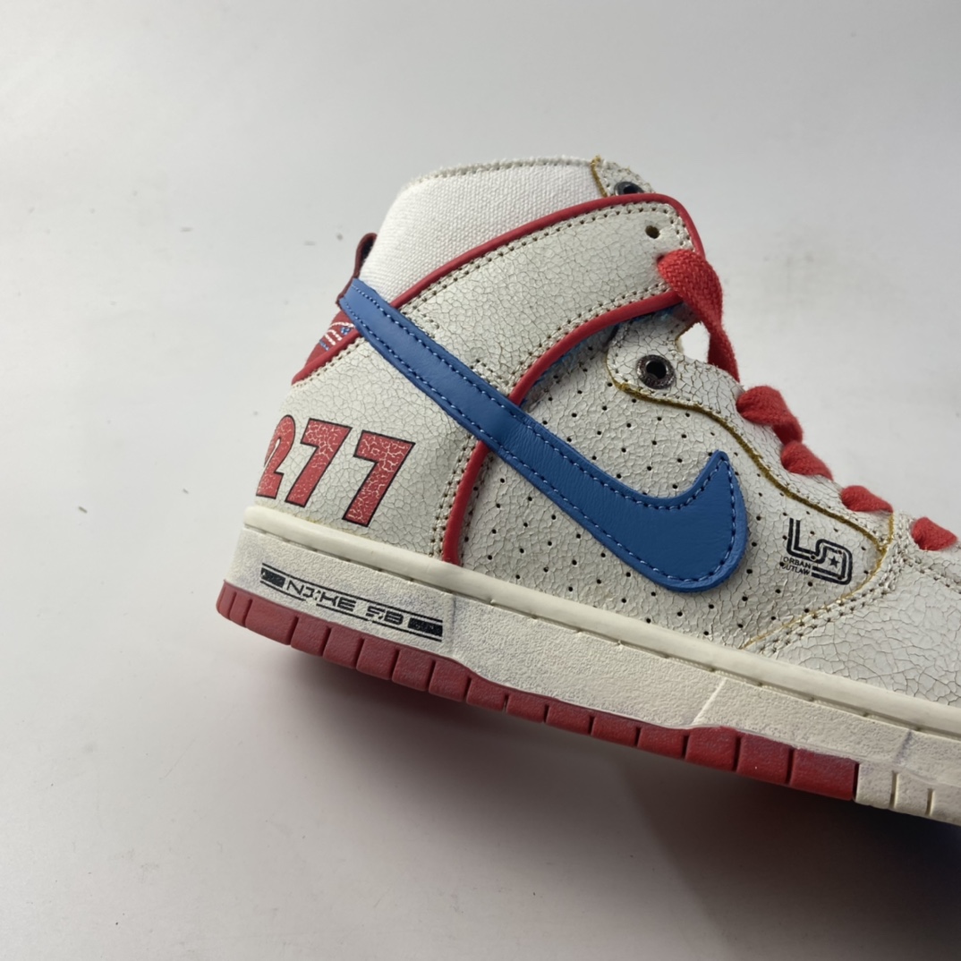 P400  Magnus Walker x Nike Dunk High Pro Decon QS【保时捷911】白蓝红高帮休闲滑板鞋 DH7683-100