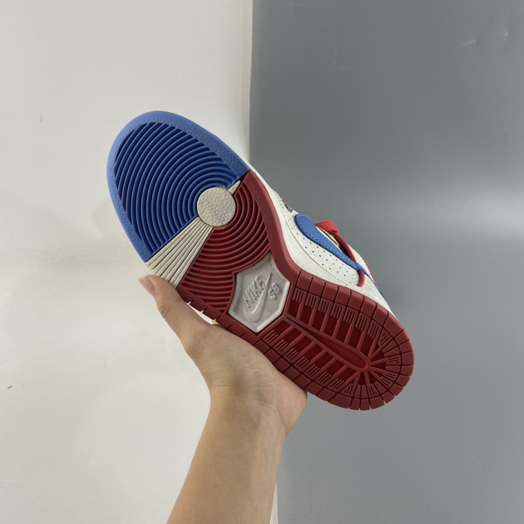 P400  Magnus Walker x Nike Dunk High Pro Decon QS【保时捷911】白蓝红高帮休闲滑板鞋 DH7683-100