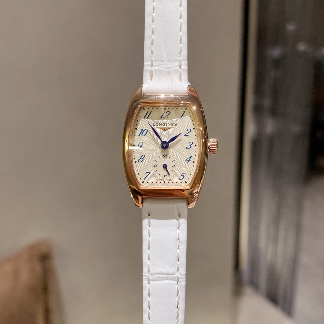 [LONGINES Watches]The case size is 30.6 mm. The bridge-shaped double-layer fil